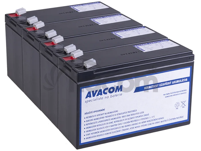 Batériový kit AVACOM AVA-RBC116-KIT náhrada pre renováciu RBC116 - batéria pre UPS (4ks batérií)