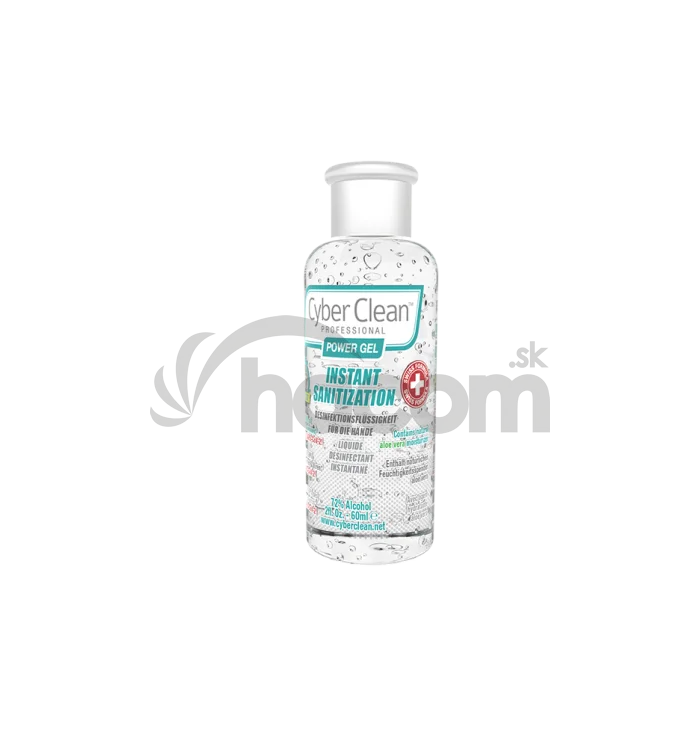 CyberClean POWER GÉL - instant liquid sanitizer 2 oz / 60 ml (47030)