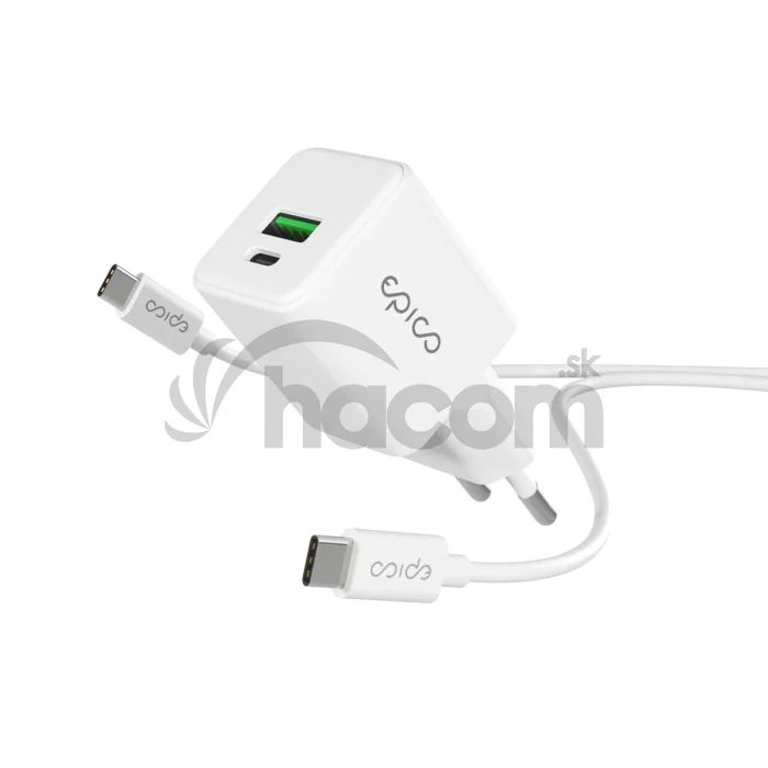 Epico GaN 20W adaptér EA20 s 1,2 m USB-C káblom