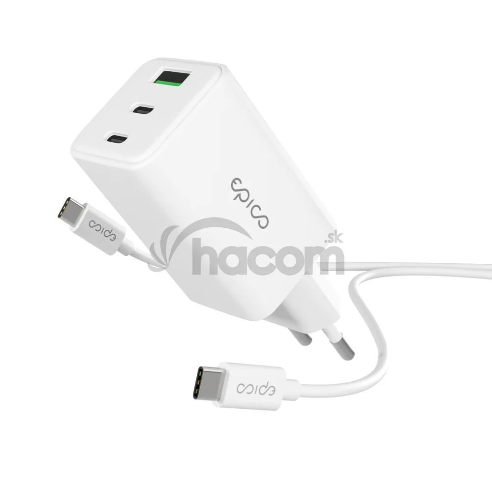 Epico GaN 65W adaptér EA65 s 1,2 m USB-C káblom