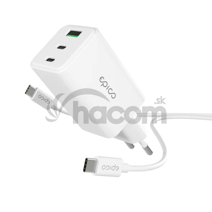 Epico GaN 65W adaptér EA65 s 1,2 m USB-C káblom
