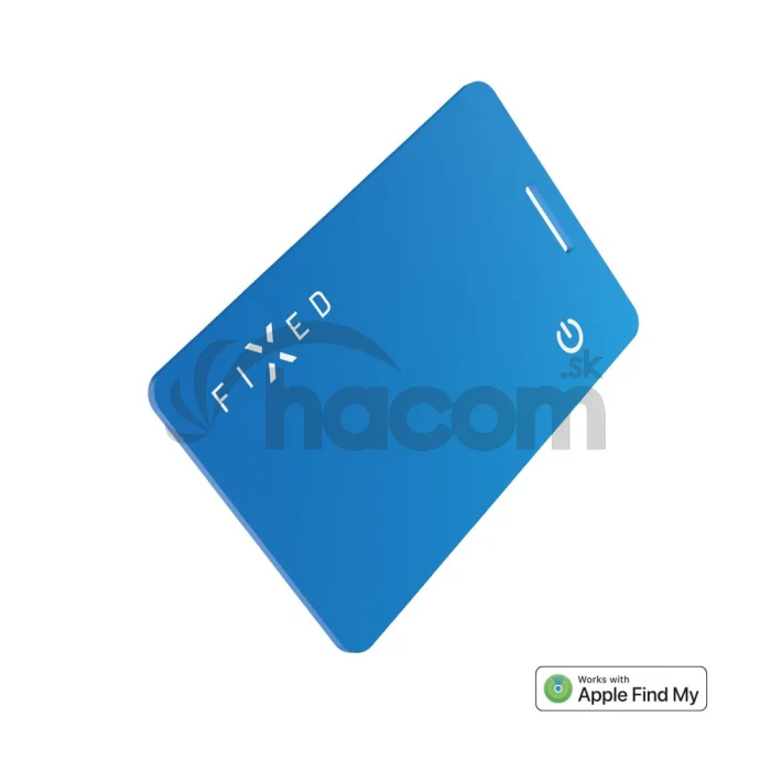Smart tracker FIXED Tag Card 2,Find My, modrý