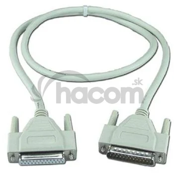 PremiumCord Dátový kábel 25M-25F 2m 25ž.
