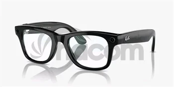 Meta Ray-Ban Wayfarer, AI okuliare, Shiny Black, Clear