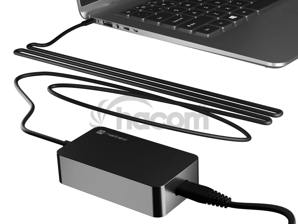 Nabíjačka Natec GRAYLING 45W USB-C pre notebooky, tablety, smartfóny