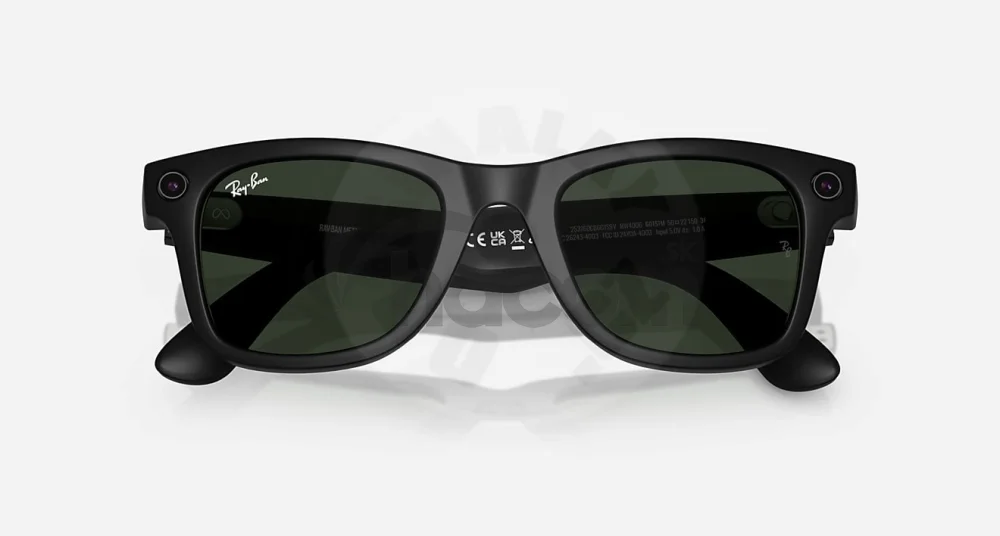 Meta Ray-Ban Gen1 Wayfarer - Matte Black/Clear to Graphite Green Transitions