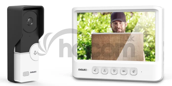 EVOLVEO DoorPhone IK06, set video dverného telefónu s pamäťou a farebným displejom
