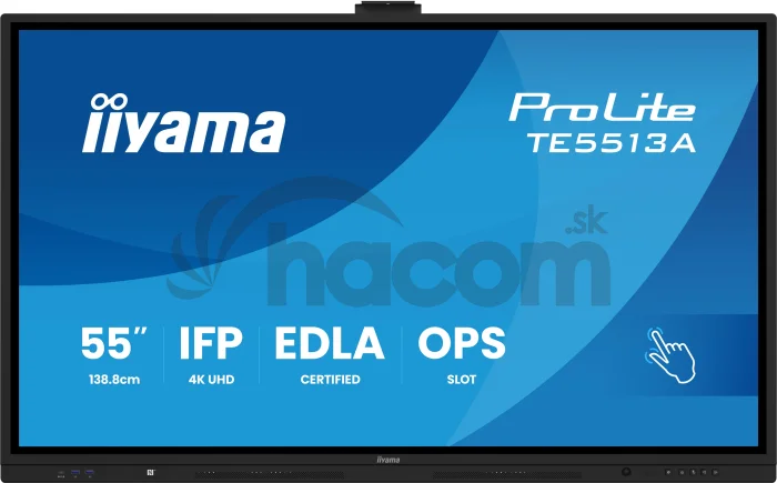 55" iiyama TE5513A-B2AG: IPS, 4K, 40P, EDLÁ