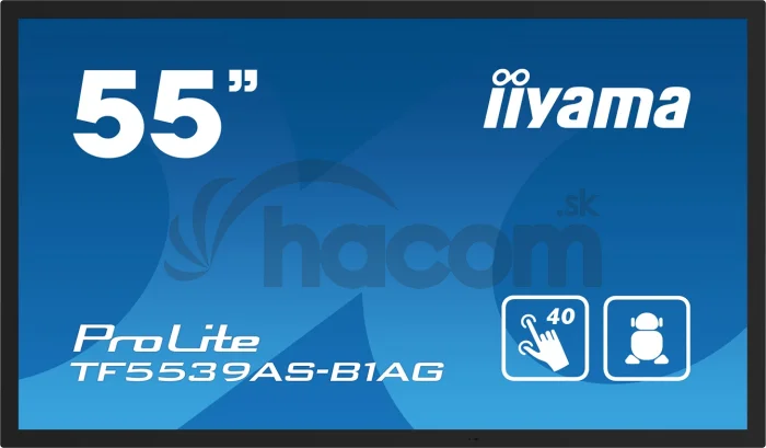 55" iiyama TF5539AS-B1AG: IPS, 4K, Android