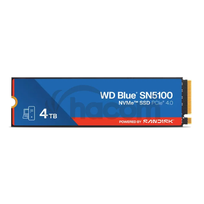 SSD 4TB WD Blue SN5100 NVMe M.2 PCIe Gen4 2280