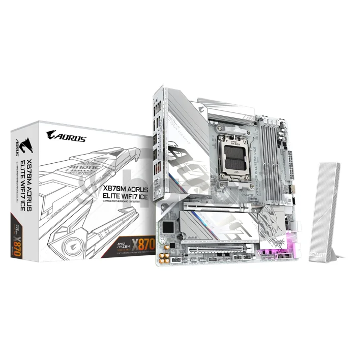 GIGABYTE X870 AORUS ELITE WIFI7 ICE/AM5/mATX