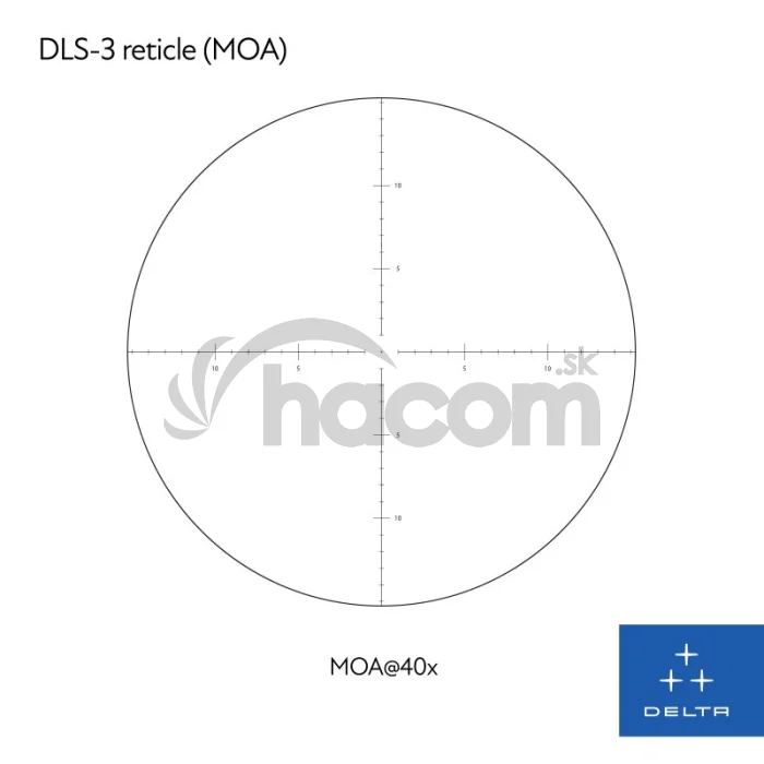 Zameriavač Stryker HD 5-50x HD SFP DLS-3