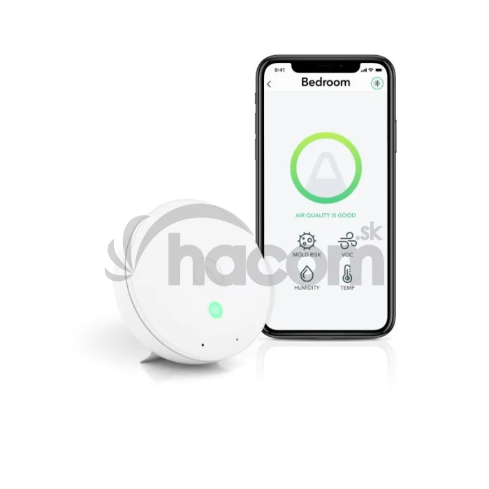 AirThings Wave mini - senzor kvality ovzdušia, vlhkosti, teploty a vzdušných chemikálií
