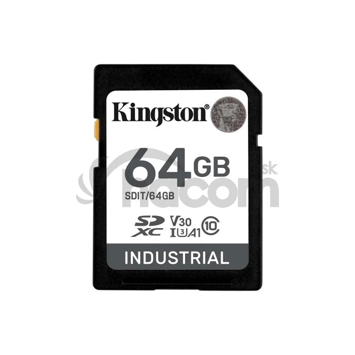 Kingston Industrial/SDXC/64GB/UHS-I U3 / Class 10