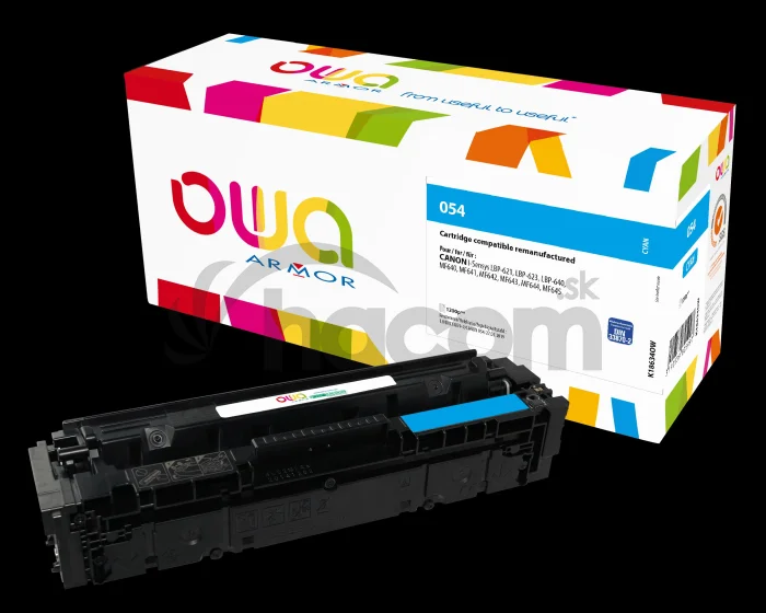 OWA Armor toner kompatibilný s Canon CRG-054 C, 1200st, modrá/cyan