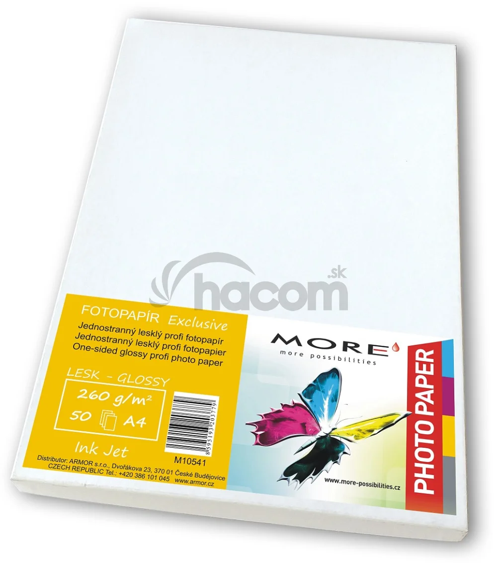 Fotopapier 50 listov, 260g/m2, glossy, Ink Jet