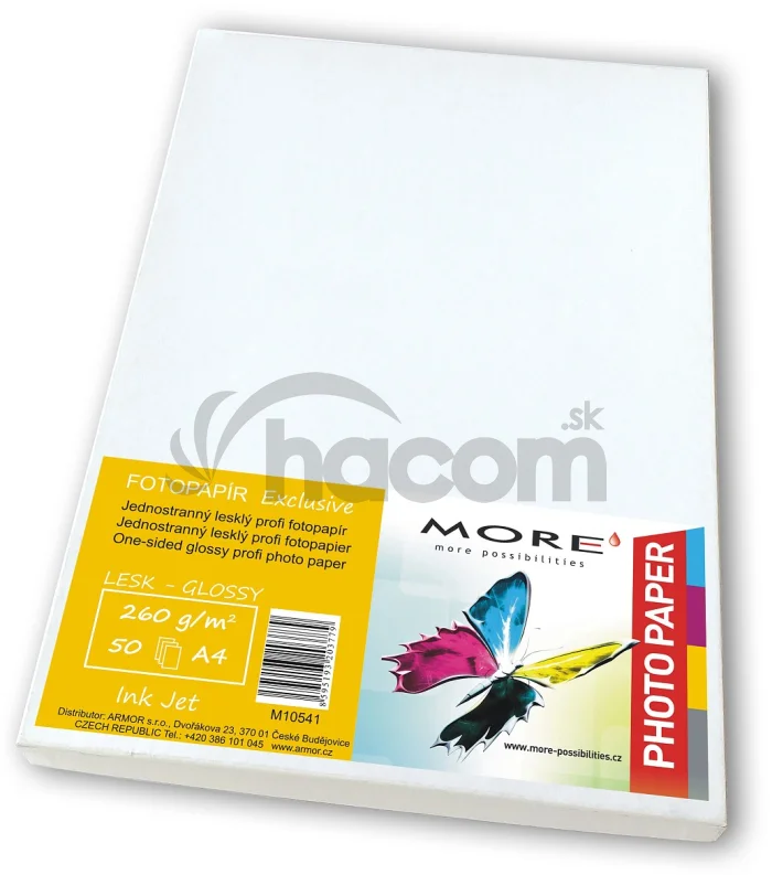 Fotopapier 50 listov, 260g/m2, glossy, Ink Jet