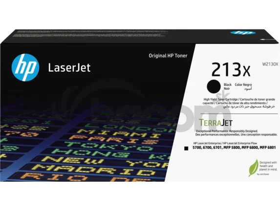 HP W2130X, čierny toner. kazeta HP LaserJet 213X