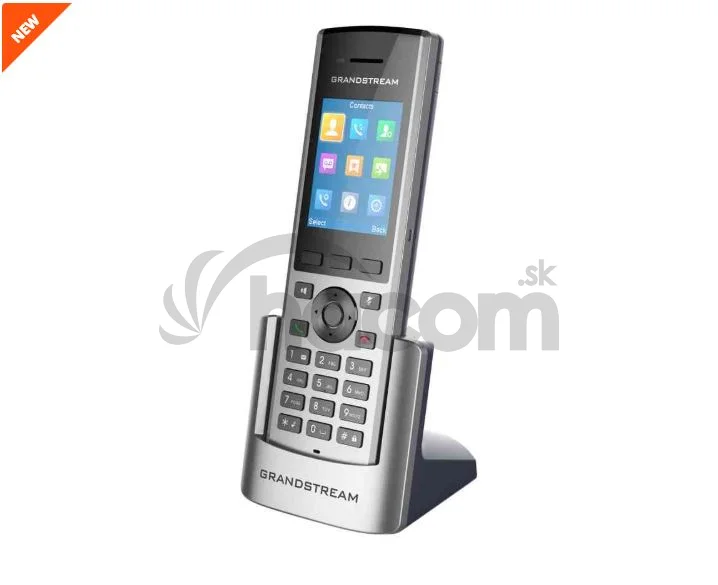 Grandstream DP730 IP tel., 2,4" bar. displ., 2SIP úč., video, BT, Micro USB, HAC,