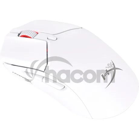 HyperX Pulsefire Haste 2 Mini/Herná/Optická/Pre pravákov/26 000 DPI/Drôtové/Bezdrôtové/Biela
