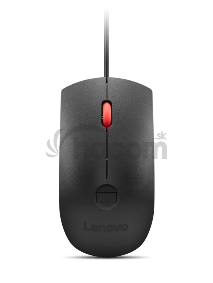 Lenovo Fingerprint Biometric USB Mouse Gen 3/Kancelárska/Optická/2 000 DPI/Drôtové USB-A/Čierna