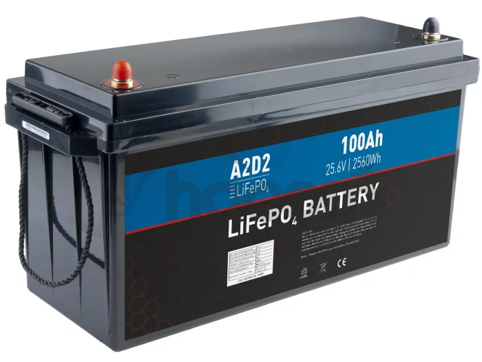 A2D2 batéria LiFePO4 25,6V 100Ah M8