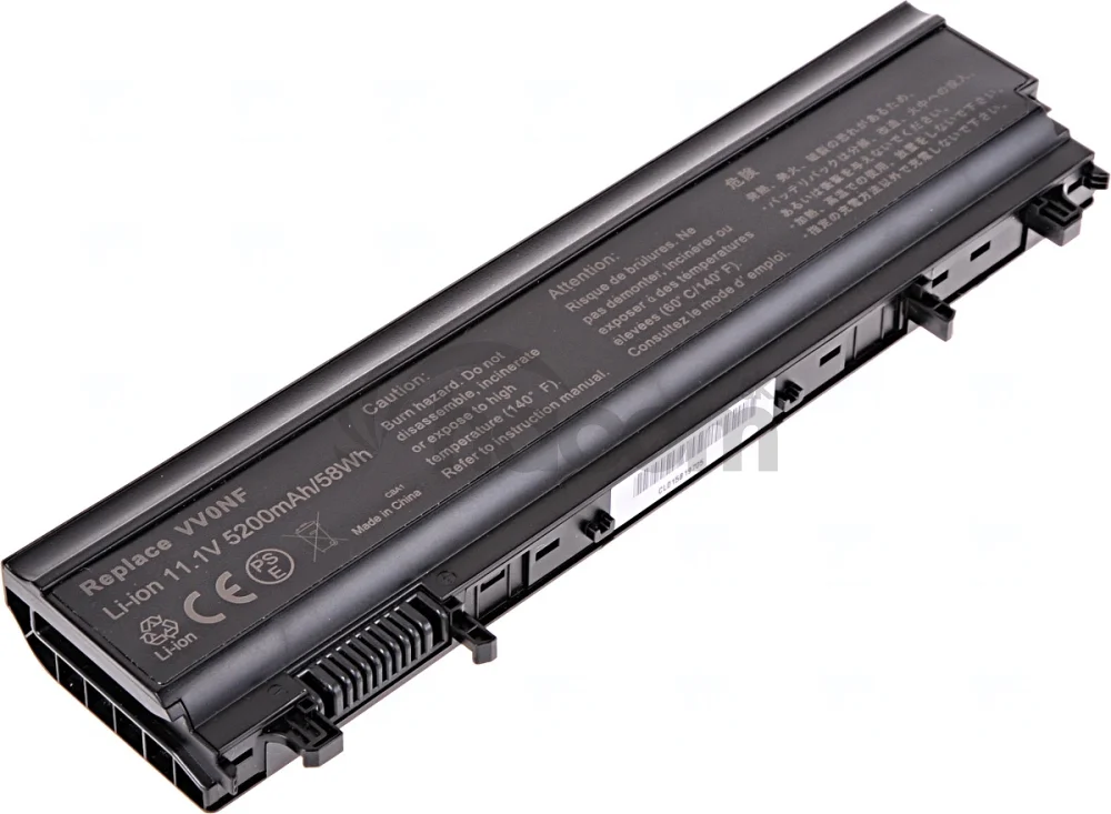 Batéria T6 Power pre Dell Latitude E5440, Latitude E5540, 5200mAh, 58Wh, 6cell