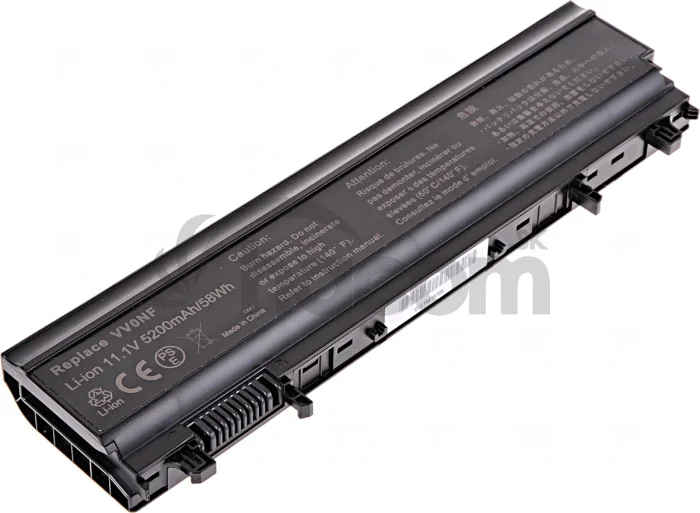 Batéria T6 Power pre Dell Latitude E5440, Latitude E5540, 5200mAh, 58Wh, 6cell