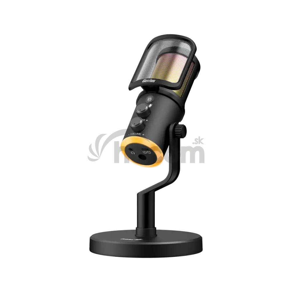 GENIUS mikrofón MIC-S400U, čierna