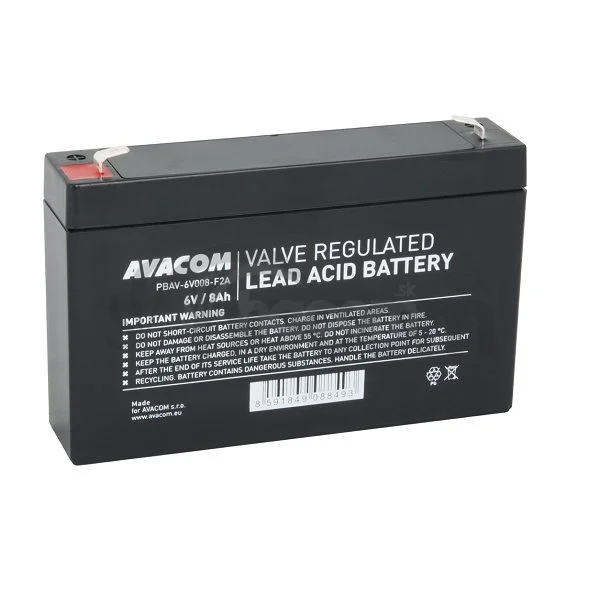 AVACOM batéria 6V 8Ah F2
