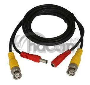 Šnúra BNC k + DC 2,1mm k /BNC k + DC 2,1mm z, 5,0m