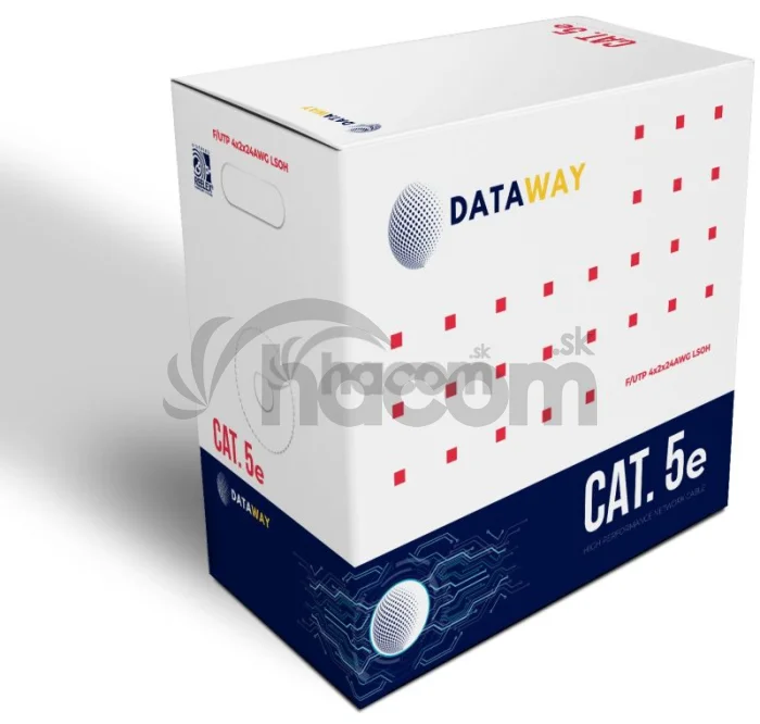 DATAWAY kábel CAT5E, FTP, LSOH, Dca fialový
