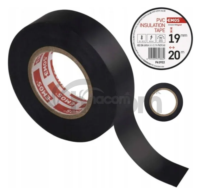 Izolačná páska PVC 19mm / 20m čierna F61922