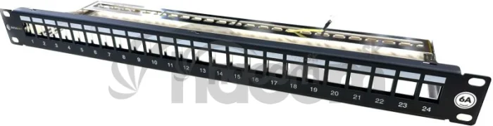 DATAWAY Patch panel 19" 24x keystone, modulárny, CAT6A