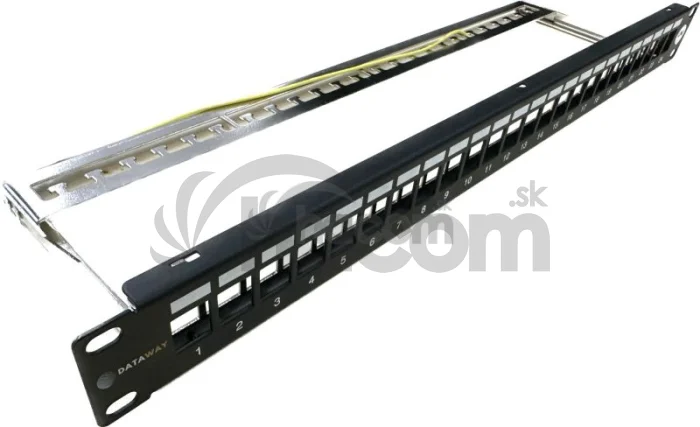 DATAWAY Patch panel 19" 24x keystone, modulárny, CAT6A