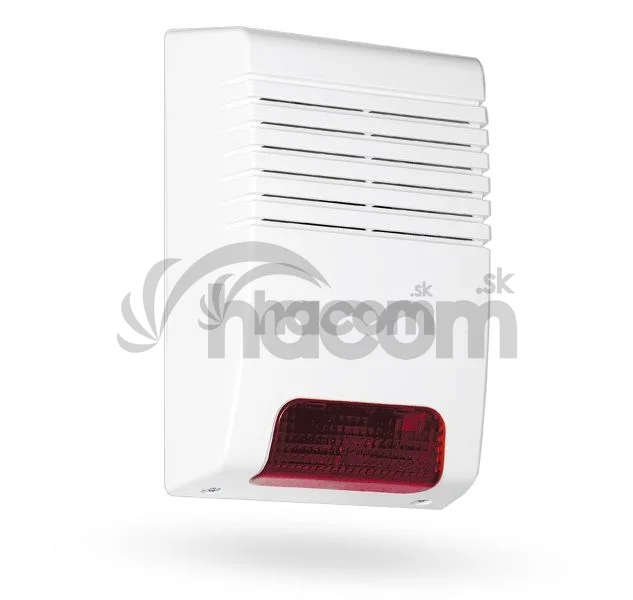 Jablotron OS-365A vonkajšia magnetodynamická zálohovaná siréna s NiCd aku 4,8V/1,8Ah, blikač