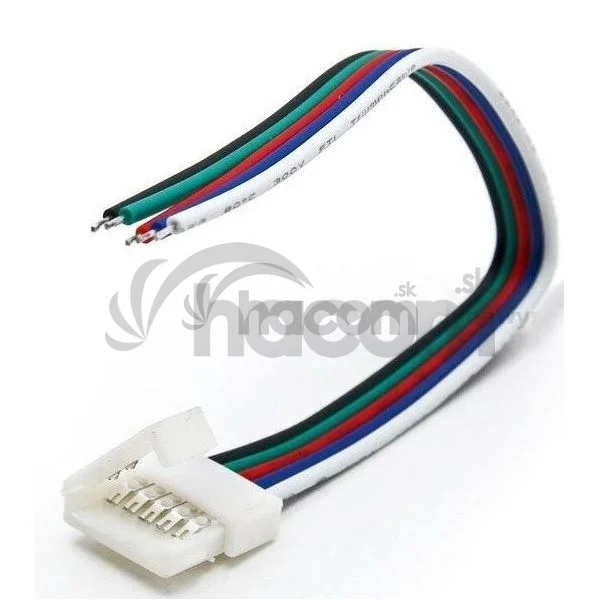 Kábel pre RGBW led pás 5050 10mm 15cm