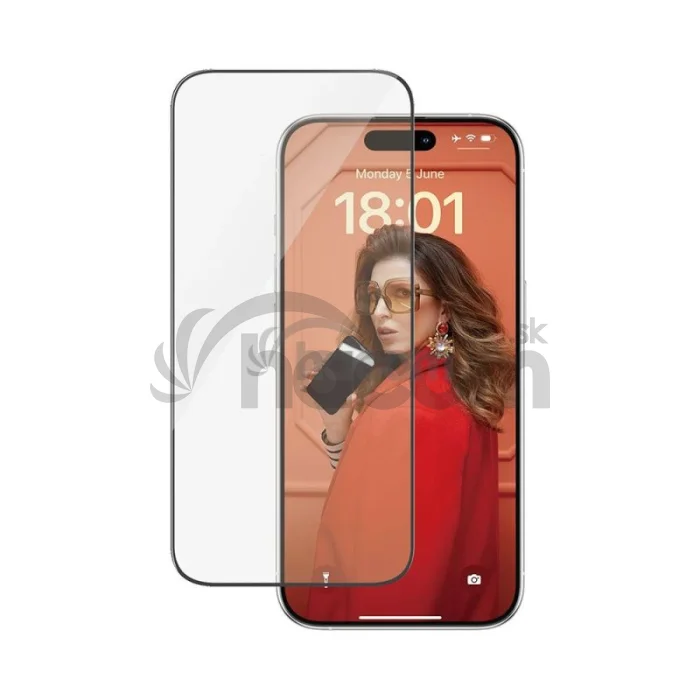 PanzerGlass ochranné sklo UWF pre iPhone 15 Pro - Black Frame