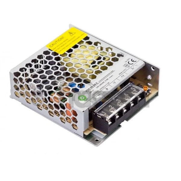 POS Priemyselný napájací zdroj 24V/1.5A 36W kov/perforovaný kryt POS-35-24-C