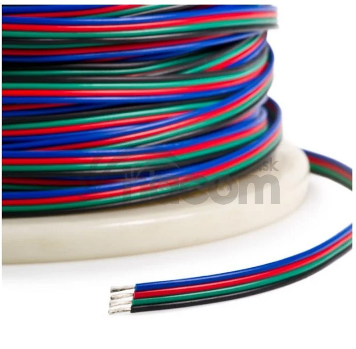 Kábel RGB pre LED pás 4x0,32