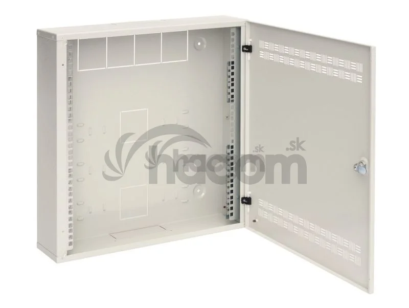 Rozvádzač SOHO LC-18 s lištami 2U, 4U a 11U, 550x550x150mm biela RAL9003