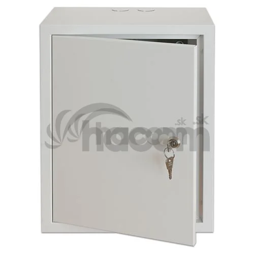 Skriňa so zámkom 500x500x200mm s ventiláciou a montážnou platňou