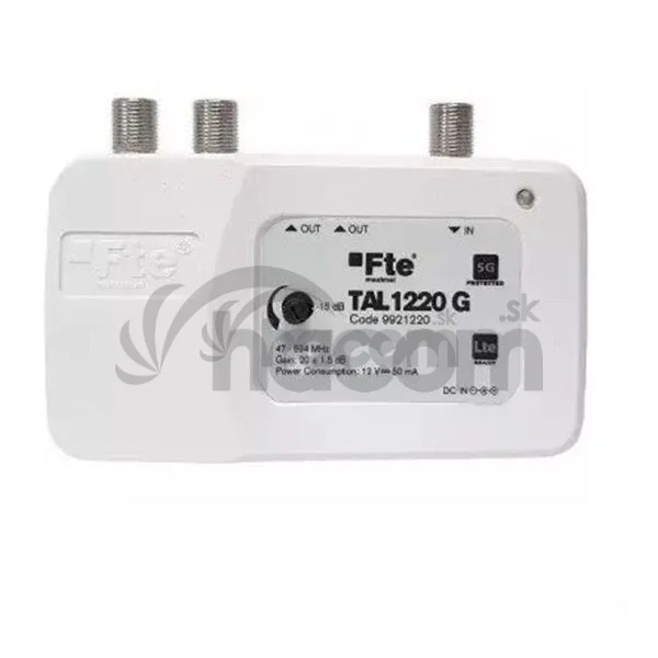 Zosilnovač FTE 1xvstup/2xvýstup 22db