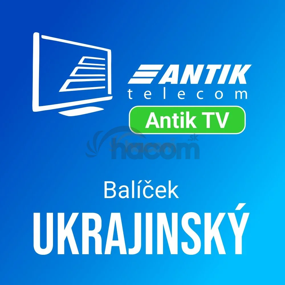 Antik TV Ukrajinský balík - predplatné na 3 mesiace
