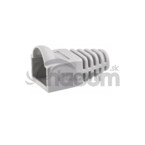 DATACOM Ochrana RJ45 CAT5E UTP s výrezom ŠEDÁ (1ks)