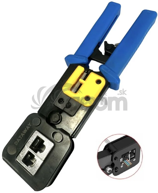 DATAWAY Krimpovacie kliešte EASY pre konektory RJ45/RJ12/RJ11