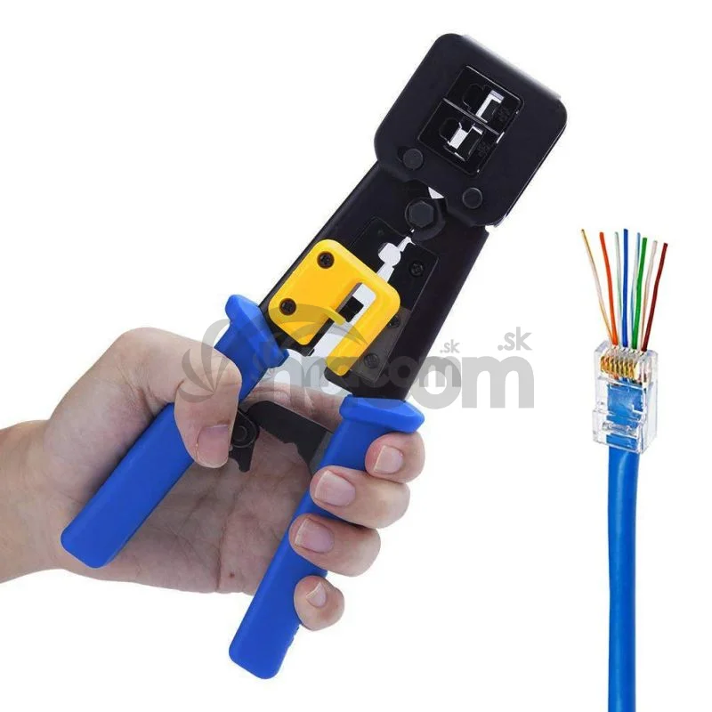 DATAWAY Krimpovacie kliešte EASY pre konektory RJ45/RJ12/RJ11