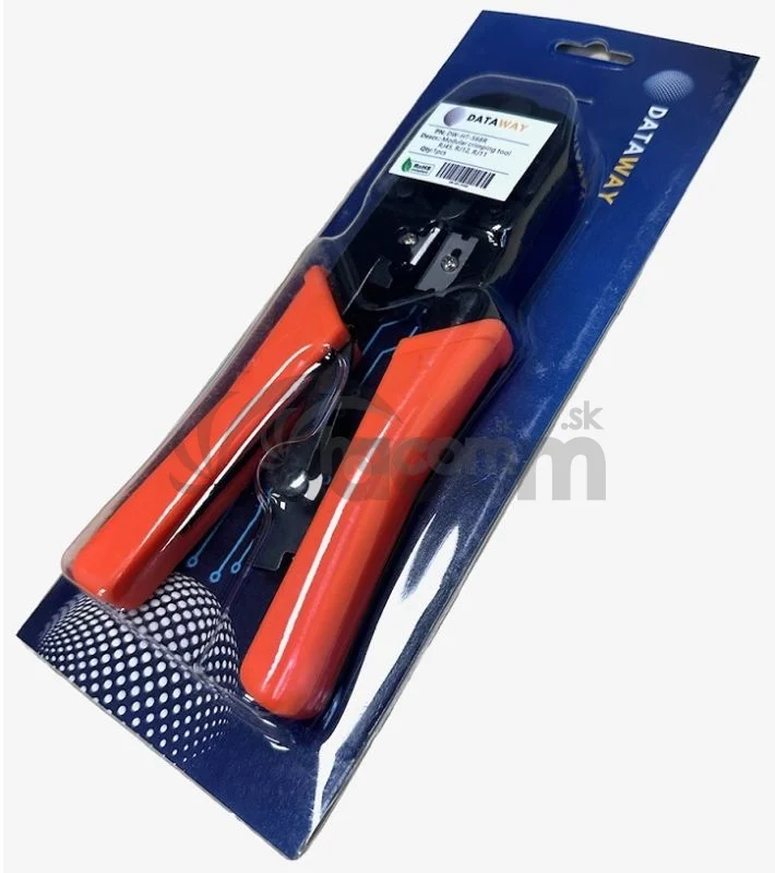 DATAWAY Krimpovacie kliešte pre konektory RJ11, RJ12, RJ45