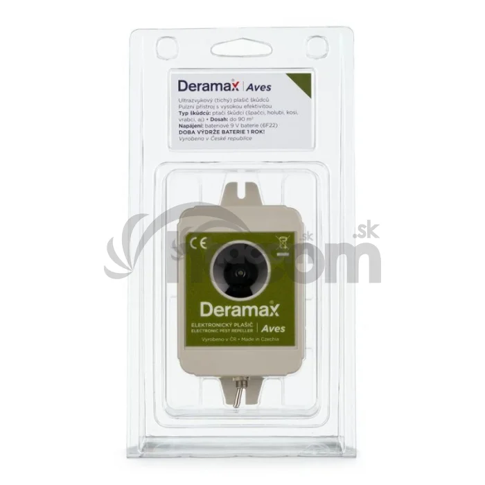 Deramax Aves - Ultrazvukový odpudzovač-plašič vtákov