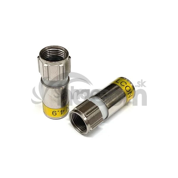 Konektor F Cablecon F-6-TD RG6 4,9 , kompresný ,vodotesný